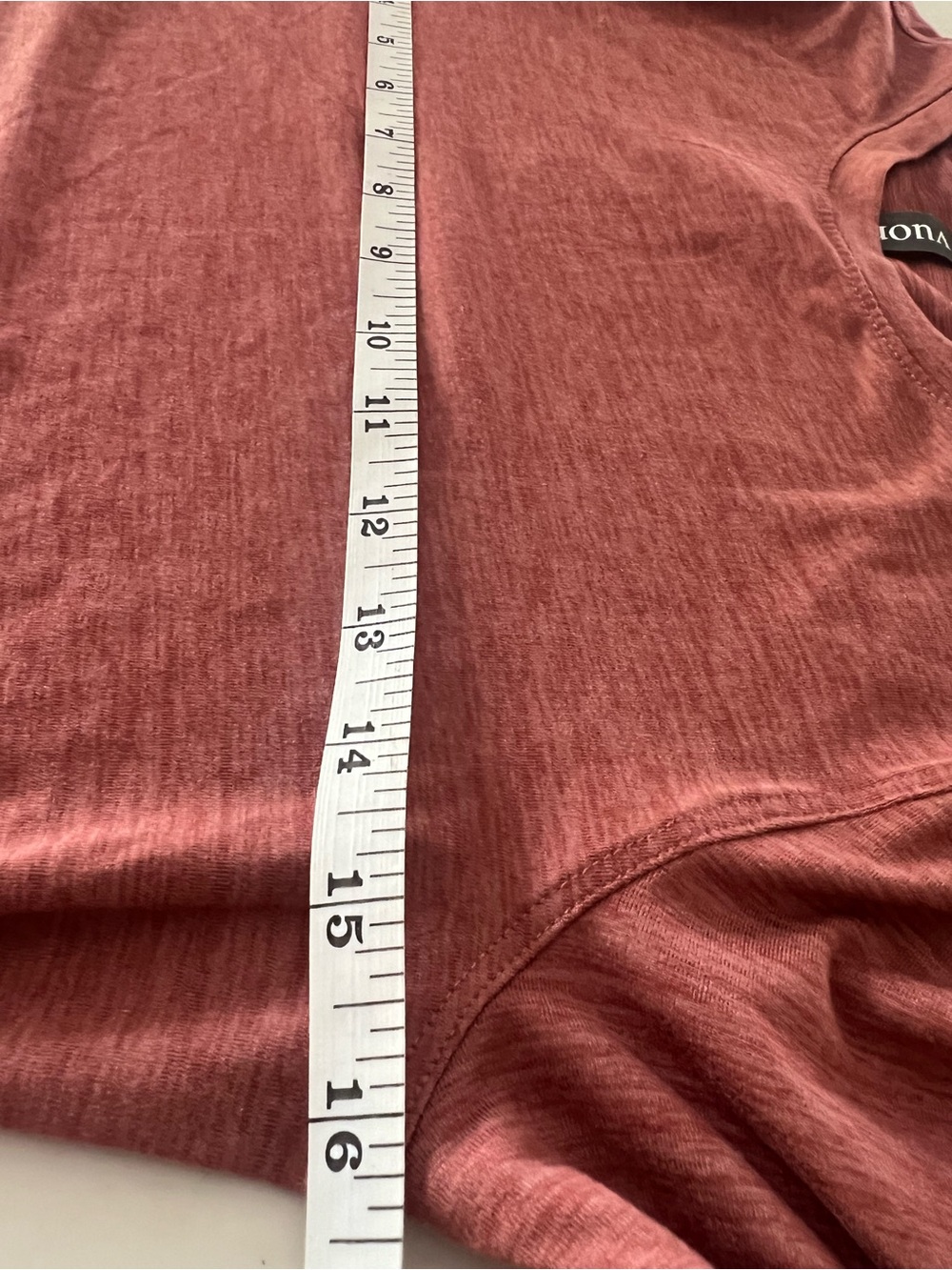 Vuori Lux Crew Long Sleeve Shirt Women’s Small Rust Heather - Picture 10 of 10